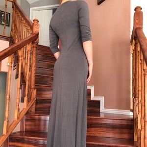 Knit maxi dress